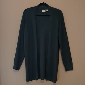 Cyrus Deep Green Open Cardigan